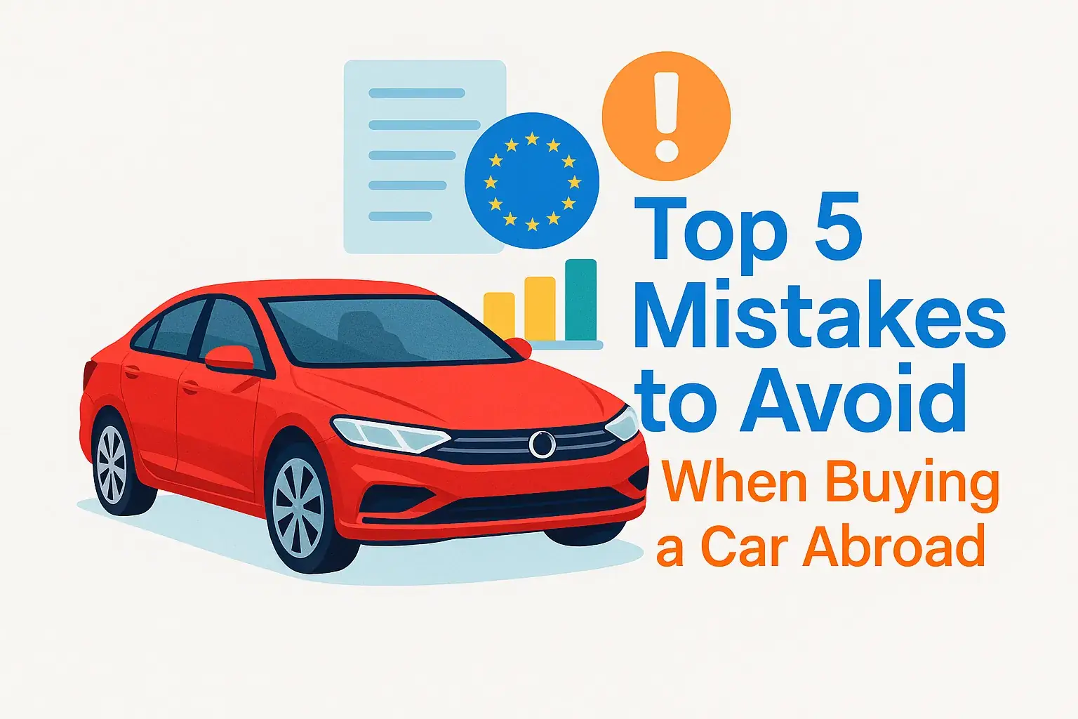 Avoid mistakes when buying a car abroad